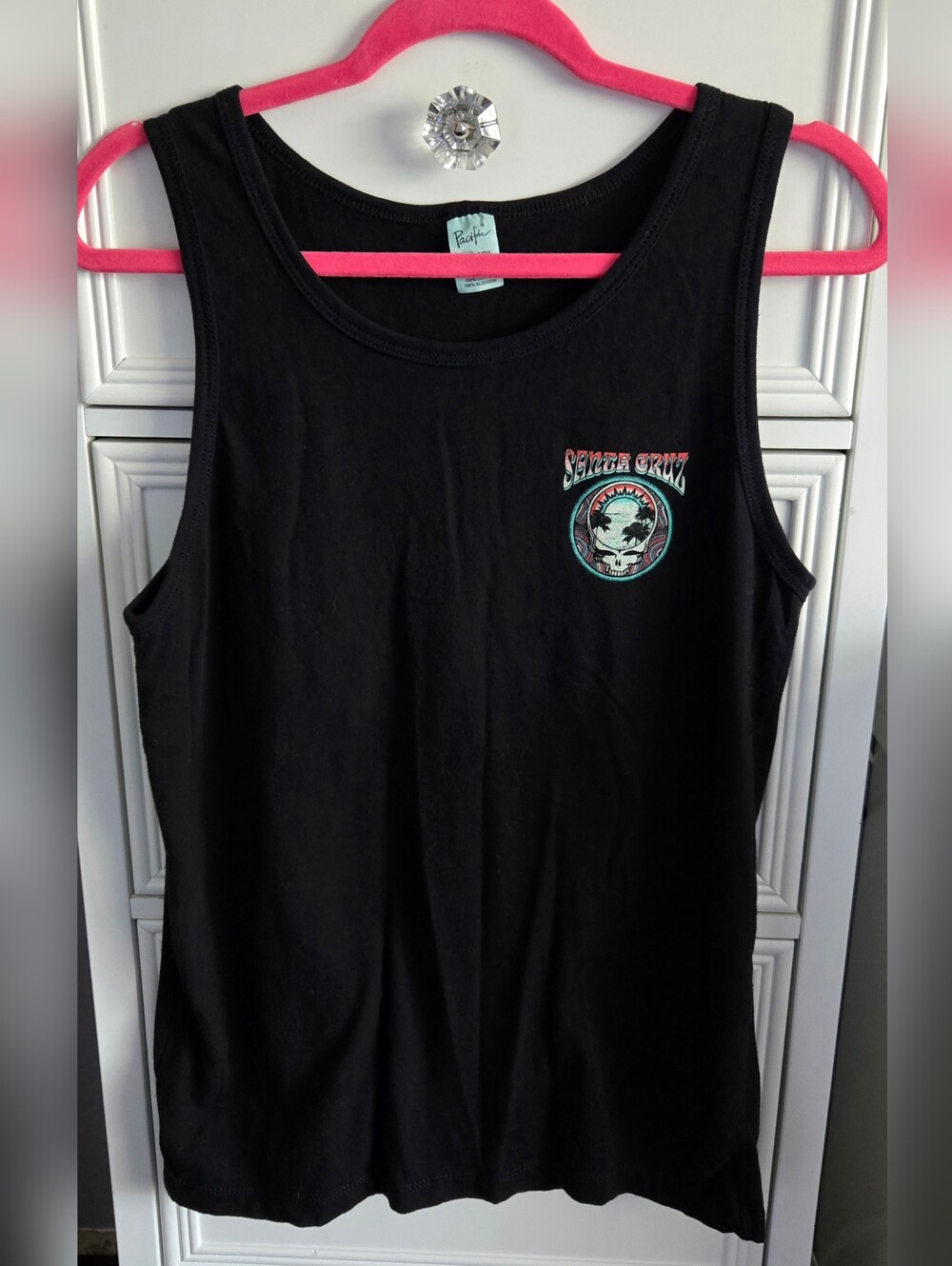 Pacific Black Grateful Dead Santa Cruz Tank Top Size S